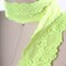 2 Yards Neon Green Stretch Lace 2.5" Wide Hand-Dyed Floral Elastic Trim for Lingerie & Crafts